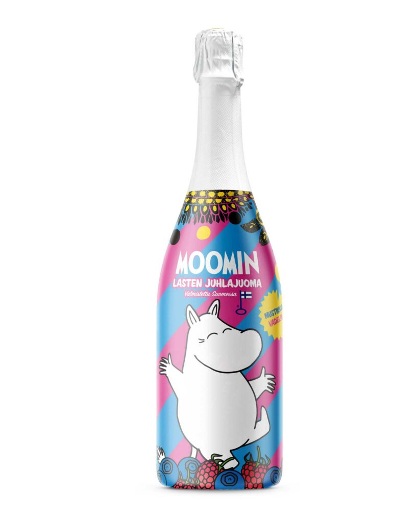 MOOMIN Blueberry-Raspberry Kids’ Party Drink 75 cl