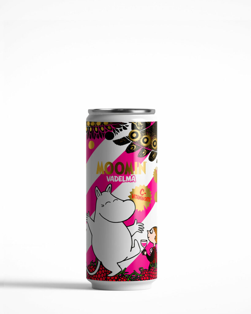 Moomin Raspberry Soft Drink