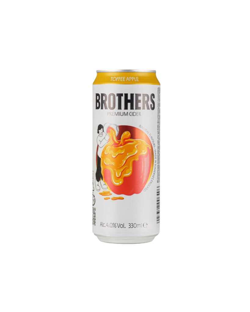 BROTHERS toffee-omenasiideri 4% 0,33l tlk